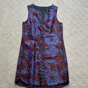 J. Crew silky floral Sleeveless V-neck Sundress
